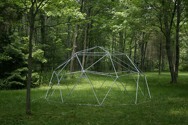 metal geodesic frame