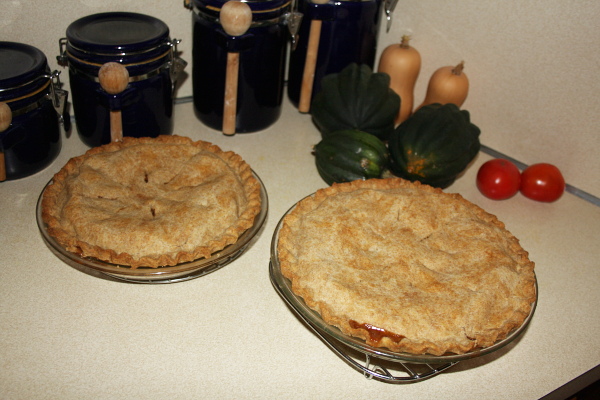 home made apple pie with local apples